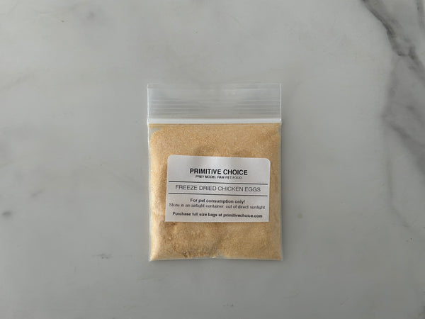 Chicken Egg Powder Sample - Freeze Dried