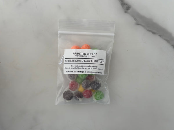 Skittles Sour Sample - Liofilizado