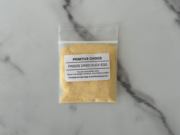 Duck Egg Powder Sample - Freeze Dried