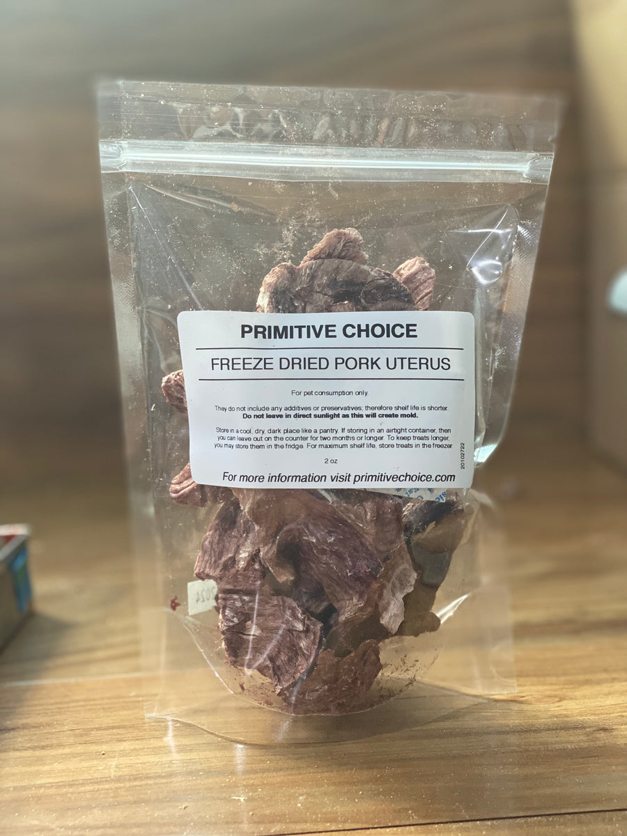 Pork Uterus Freeze Dried Primitive Choice